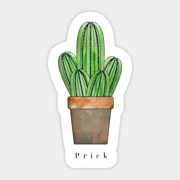 Cactus humor Sticker by chris@christinearnold.com